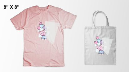 DTF Transfers By Size-Precut