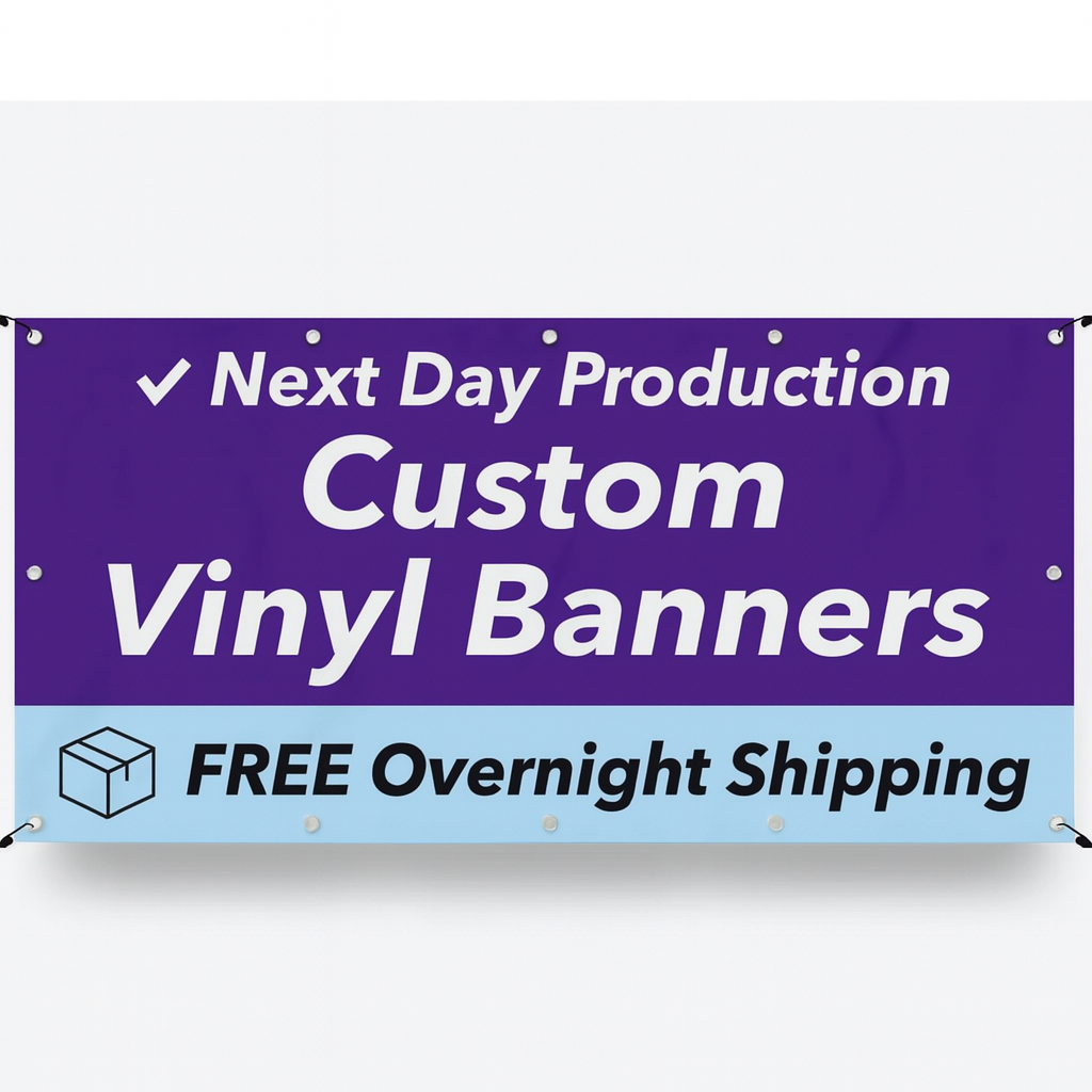 Custom Vinyl Banner – Full Color, High-Quality Printing