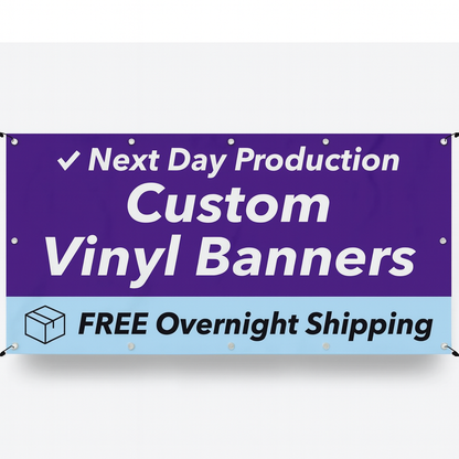 Custom Vinyl Banner – Full Color, High-Quality Printing